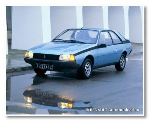 Renault Fuego bleu