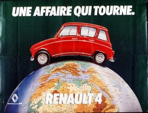Publicité Renault 4 