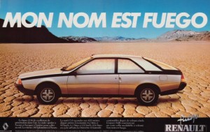 Publicité Renault Fuego