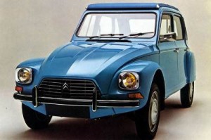 Citroen dyane 6 bleue