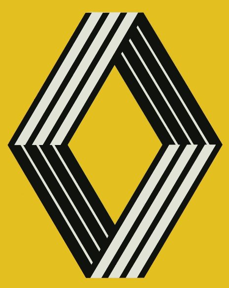 logo renault années 80