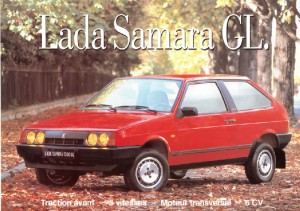 Publicité Lada Samrara 1988