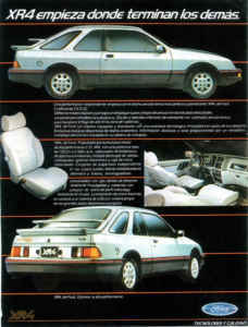 Catalogue Sierra XR4i youngtimer