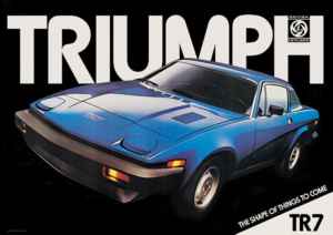 publilité Triumph TR7