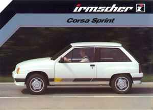 Pub opel corsa irmscher sprint