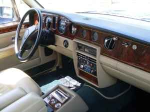 Intérieur de la Rolls Royce Silver Spirit