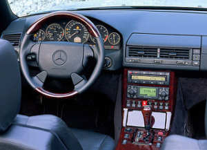 Mercedes SL intérieur