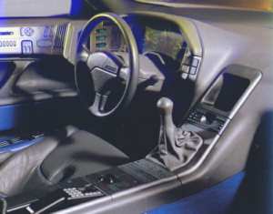 Intérieur de la Peugeot Oxia