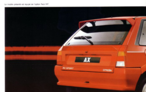 Citroën AX Sport publicité