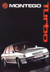 Publicité MG montego turbo