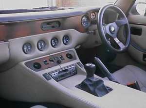 Intérieur de la TVR V8