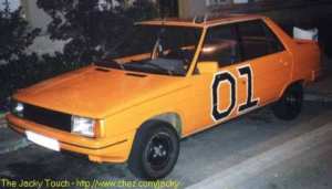 Renault 9 orange