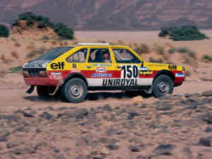 Renault 20 des frères Marreau au Paris Dakar