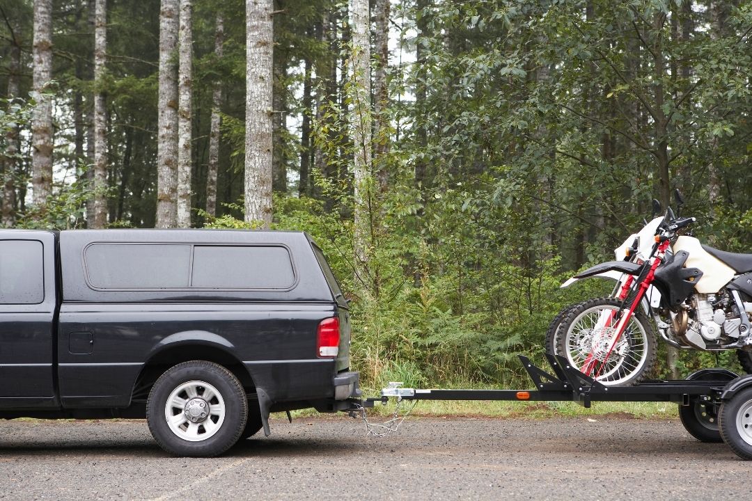 Remorque moto pour voiture